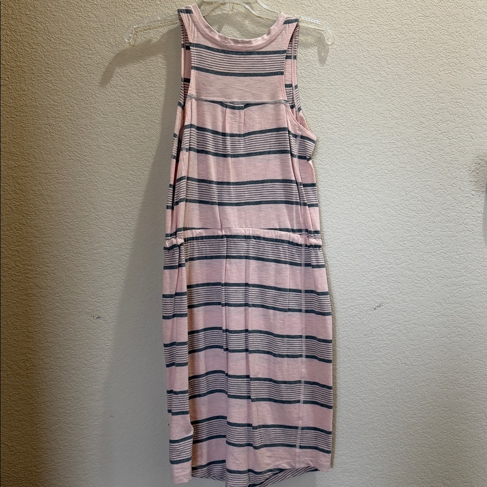 The North Face Pink And Gray Striped Dress Small View 6